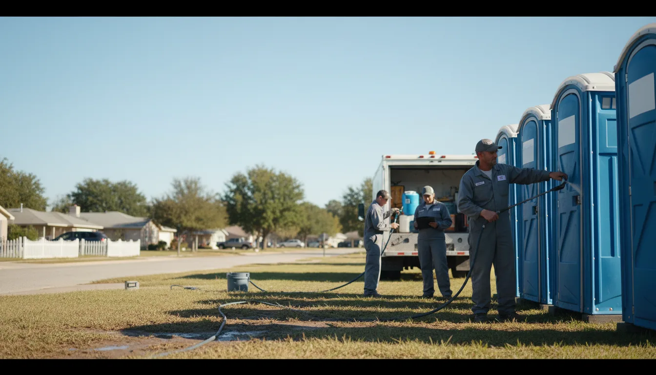 Long-Term Portable Toilet Rental in Galena Park, TX near me